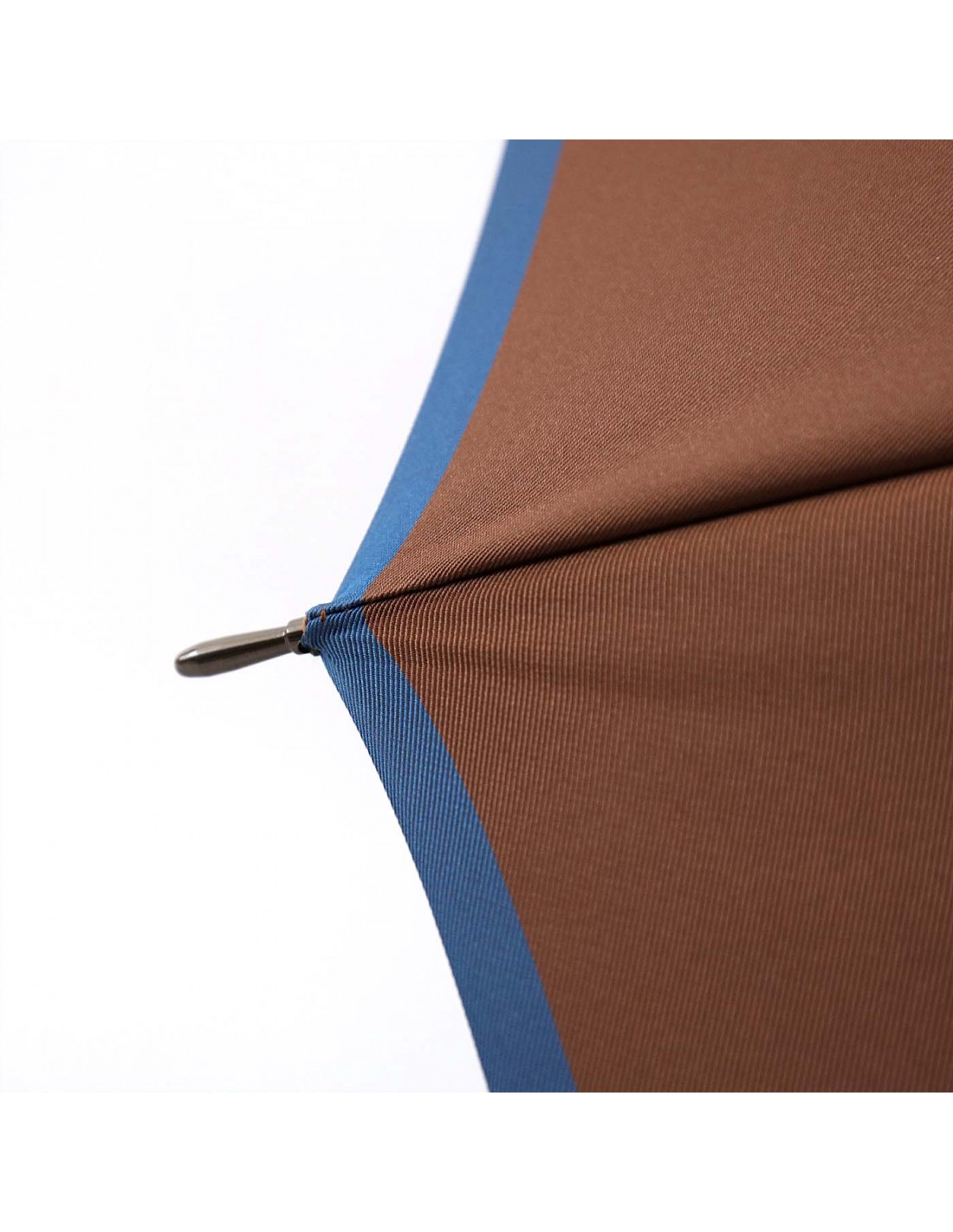 Damen Regenschirm Braun/Blau