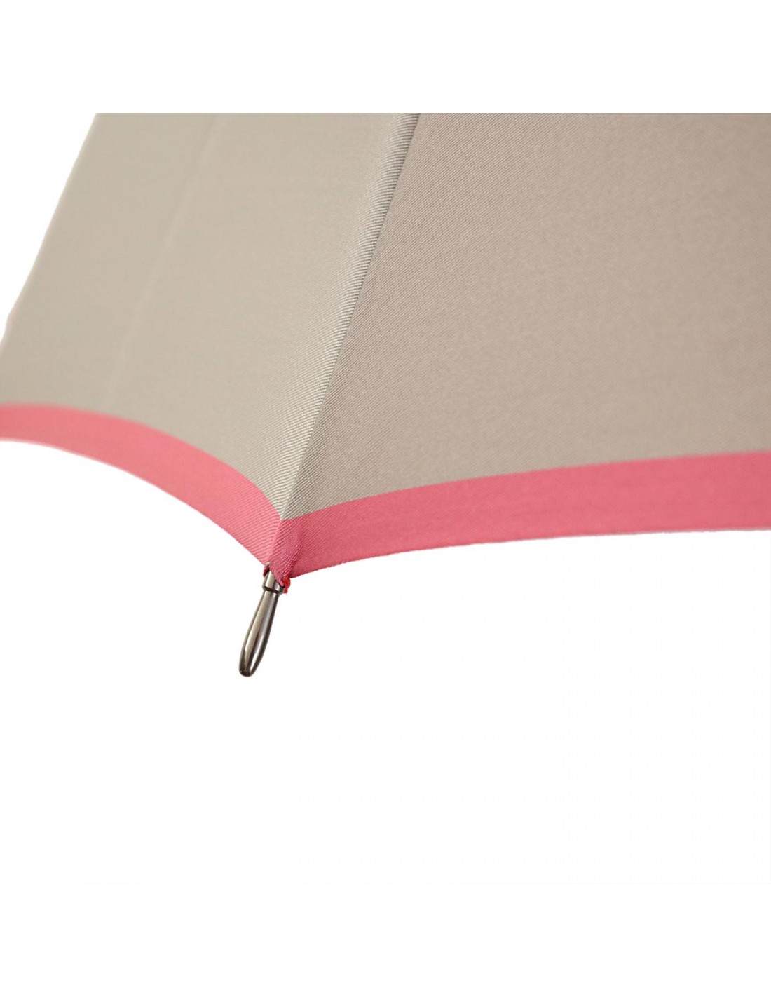 Damen Regenschirm Grau/Rosa
