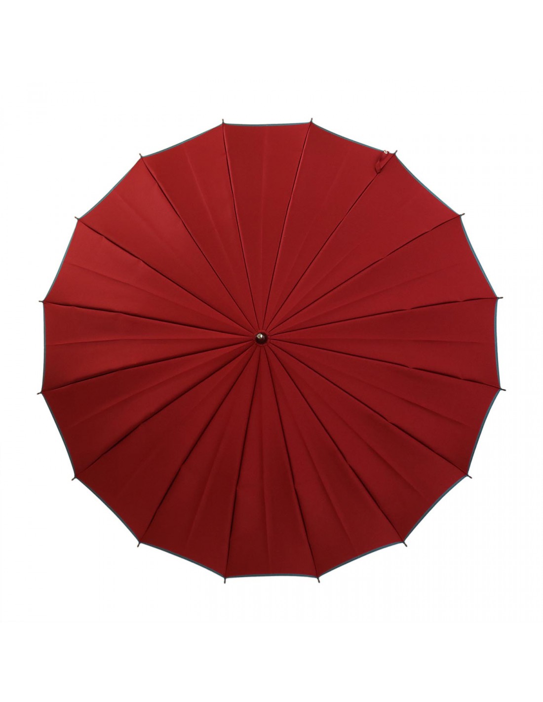 Damen Regenschirm Himbeere/Aqua