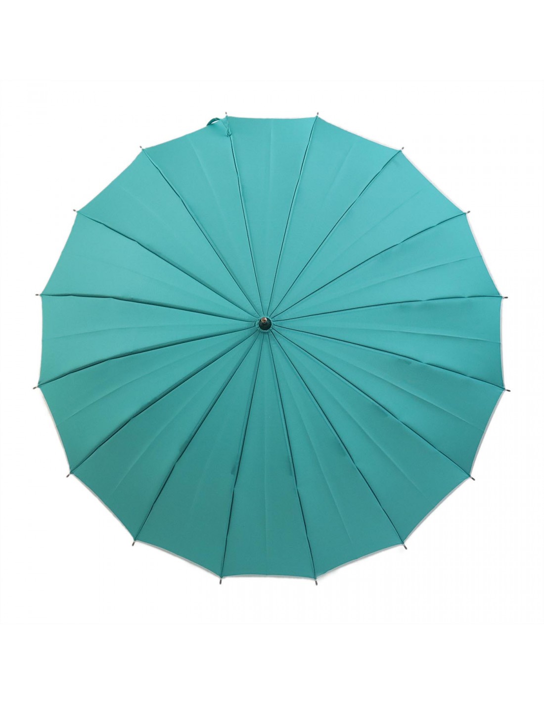 Damen Regenschirm Mint/Weiß