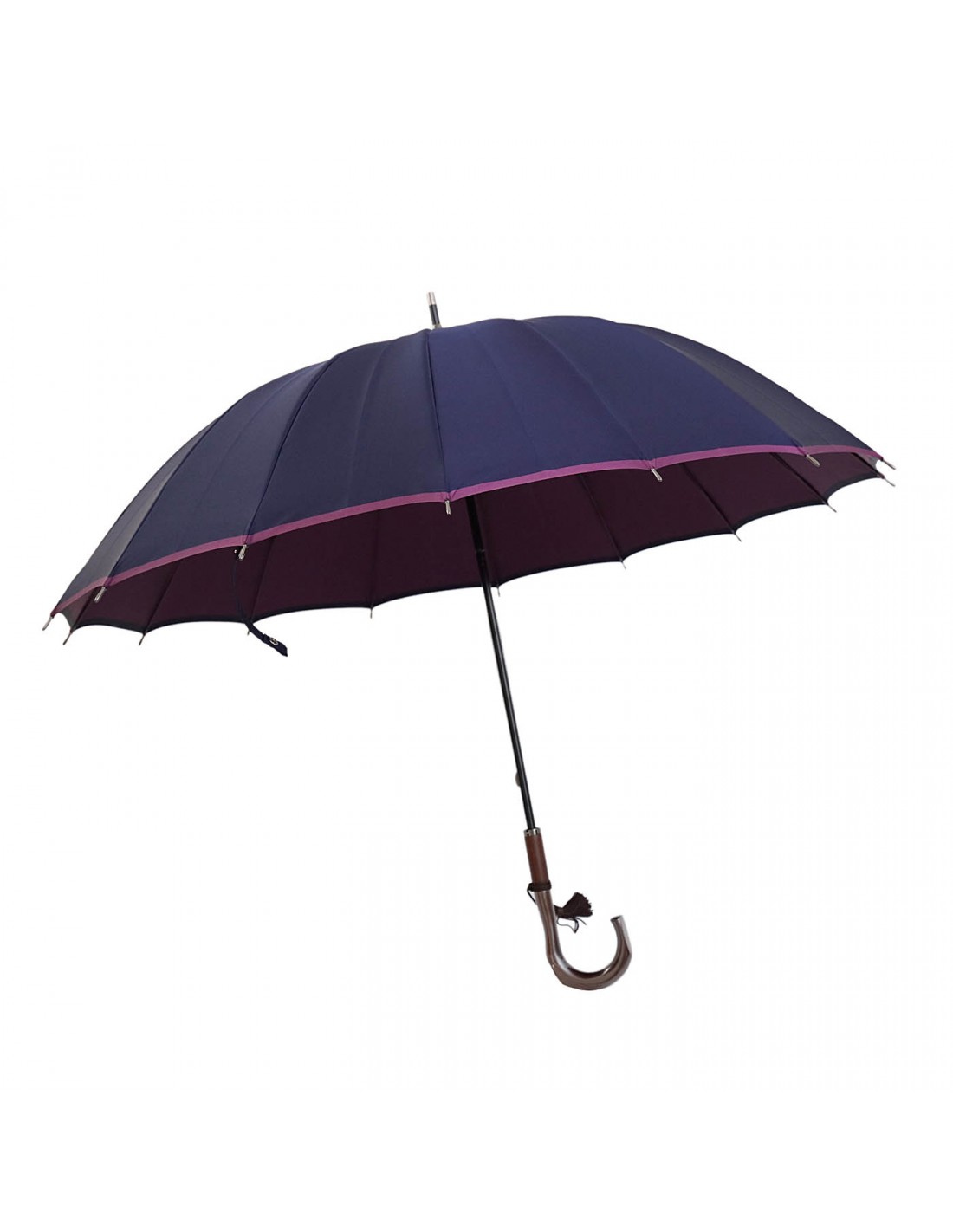 Damen Regenschirm Navy/Violett