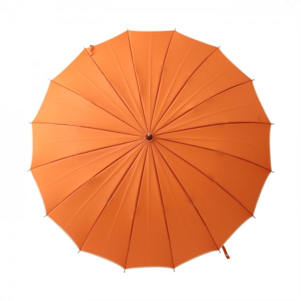 mit doppelter Bespannung Farbe Luxuriöser Regenschirm schwarz-gold