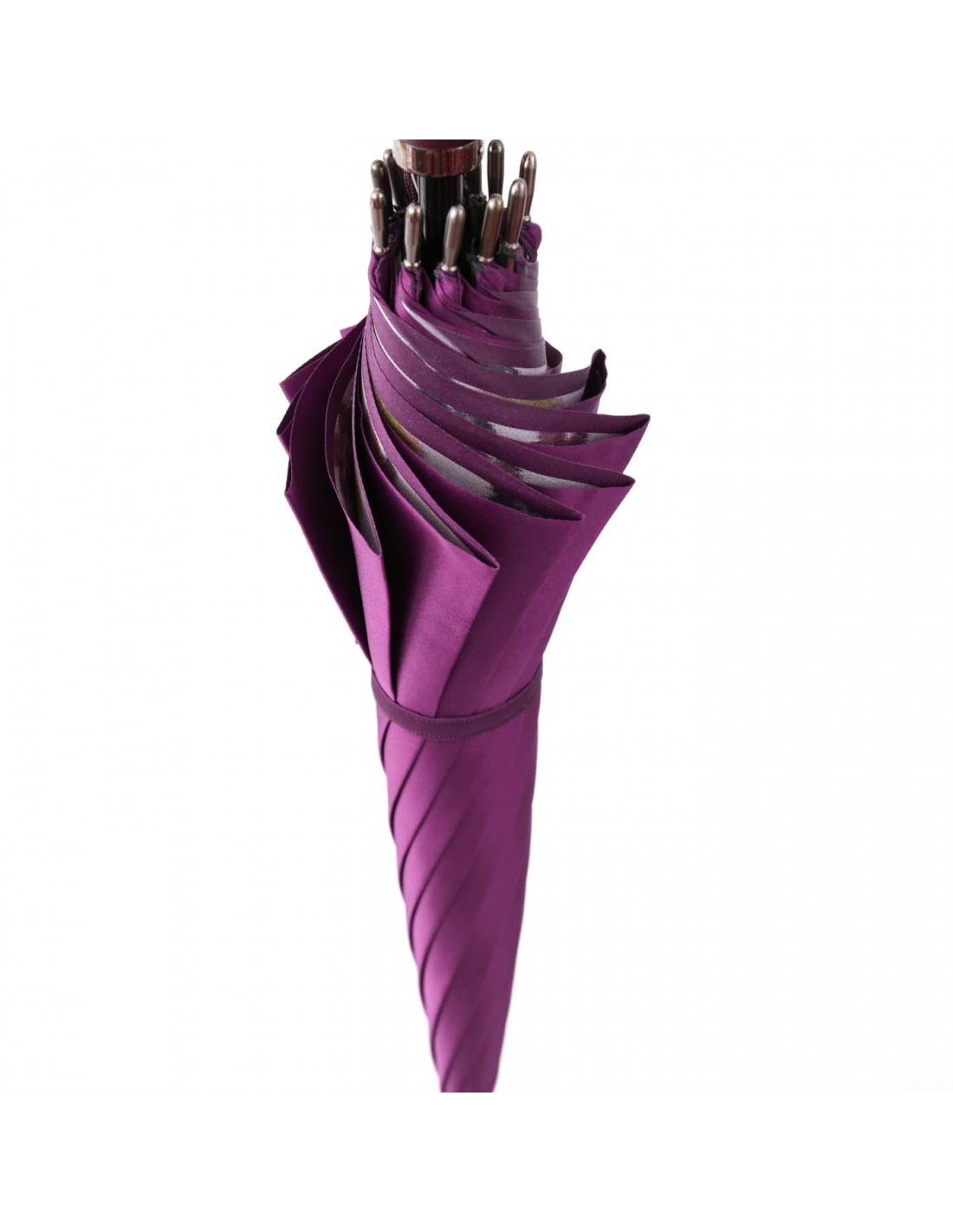 Damen Regenschirm Blumenmuster Violett